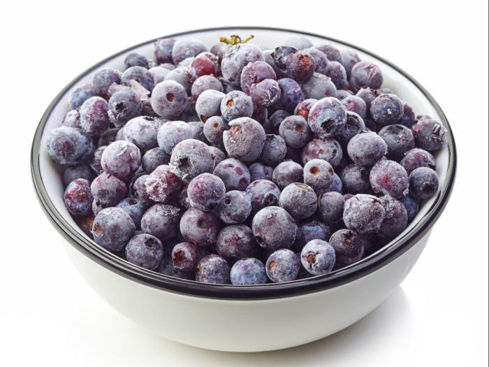 Frozen blueberries nutrition facts