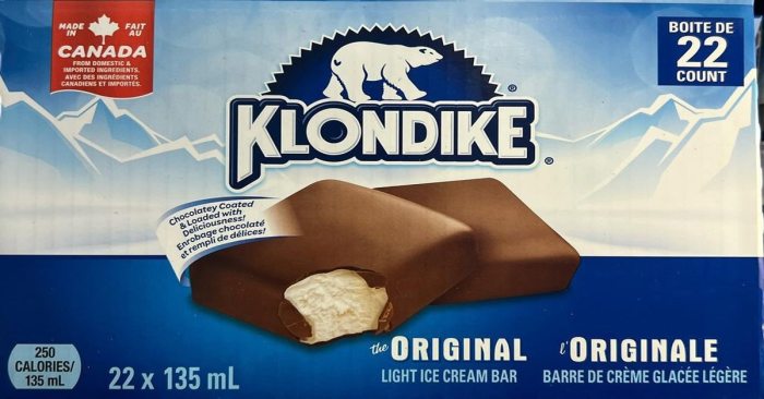 Klondike bar nutrition facts