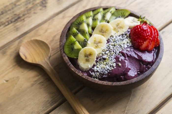 Acai bowl nutrition facts