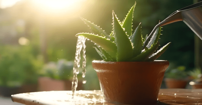 How do you water a succulent plant