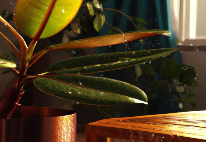 How often to water a rubber plant