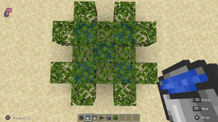 How do you water a plant in minecraft