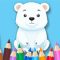 Coloring Book: Polar Bear